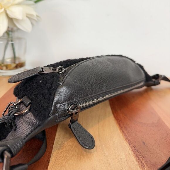 NWT Coach Warren Mini Belt Bag In Signature Canvas - Picture 3 of 6